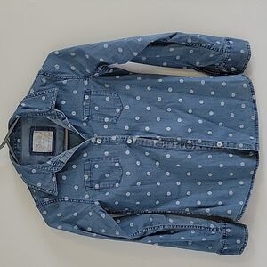 JUSTICE Girls Button-down Shirt US 9